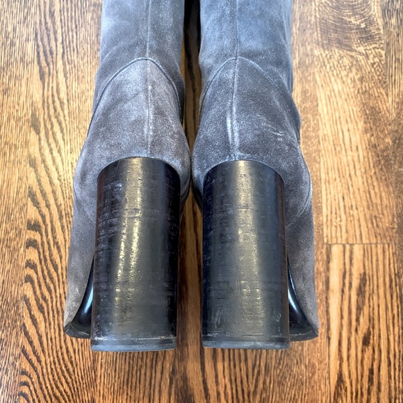 Lanvin Knee-High Suede Boots - Picture 5 of 7